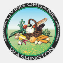 Organic Washington Stickers