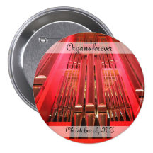 Organs forever! Christchurch Town Hall button