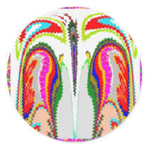 Orgasm - Painting Spiritual Everlasting Joys Round Sticker