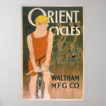Orient Cycles 36" Vintage Cycling Poster Sports