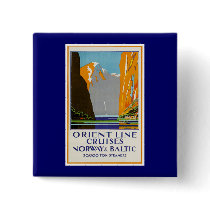 Orient Line Cruises Norway and Baltic Vintage Pin