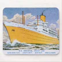 Orient Line's ss Orsova Mousepad