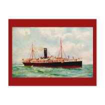 ORIENT-PACIFIC LINE R.M.S. "ORONTES" 1905 POST CARD