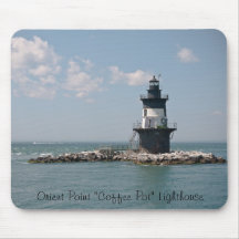 Orient Point "Coffee Pot" Lighthouse Mousepads