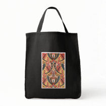 Oriental Art Nouveau Tote Bags