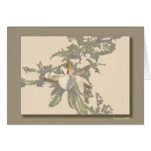 Oriental Beauty Greeting Card