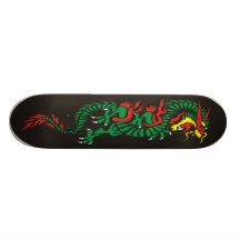 oriental-dragon skate board deck