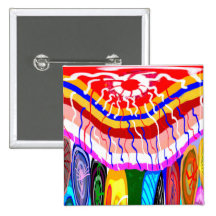 Oriental Festive Decorations Button