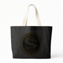 ORIENTAL GOLD DRAGON CANVAS BAGS