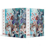 ORIENTAL  KITCHEN RECIPE BOOK VINYL BINDERS