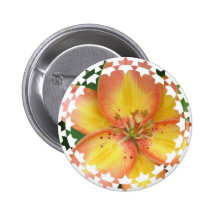 Oriental Lily Button