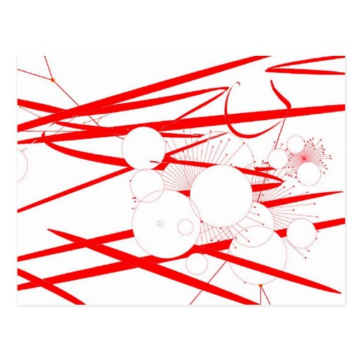 oriental red slash digital art random abstract postcards