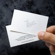 ORIGAMI CRANE 2 Business Card
