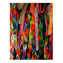 Origami Cranes in Hiroshima, Japan Post Cards