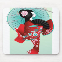 Origami Doll 3 Mousepad