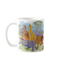 Origami Menagerie Mugs