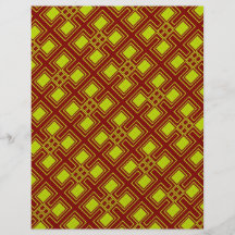 Origami Paper Red Yellow Customizable Hobby Art Personalized Flyer