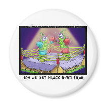 Origin Of Black Eye Peas Funny Boxing Tees/Gifts Fridge Magnets