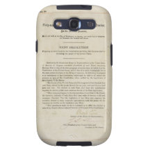 ORIGINAL 17th Amendment U.S. Constitution Samsung Galaxy S3 Covers