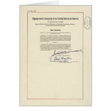 ORIGINAL 24th Amendment U.S. Constitution Greeting Card