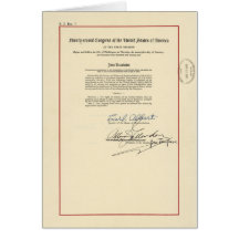 ORIGINAL 26th Amendment U.S. Constitution Card