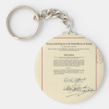 ORIGINAL 26th Amendment U.S. Constitution Key Chain