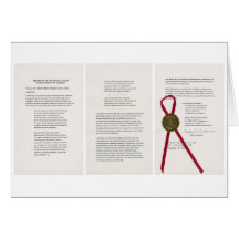 ORIGINAL 27th Amendment U.S. Constitution Card