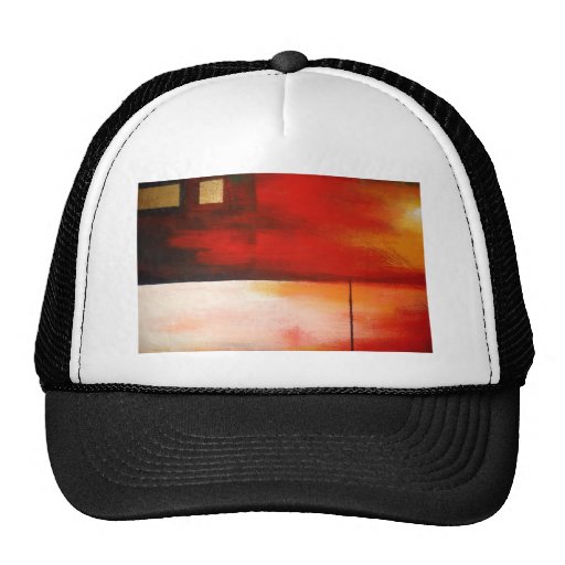 Original Abstract Painting Art Hat