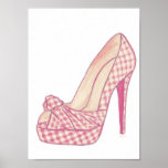 Original Christian Louboutin Shoe Illustration Poster