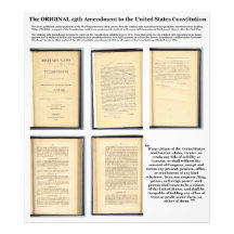 ORIGINAL Constitution Amendment XIII Evidence Art Photo