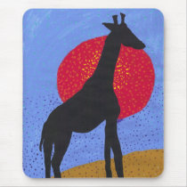 Original giraffe Mouse pad