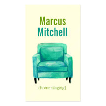 Original Illustration Home Staging Business Cards