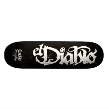 Original Logo ; El Diablo Magazine | Skate Deck Patin