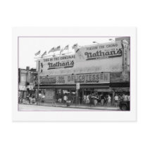 Original Nathan's Hot Dogs (Coney Is., NY) Post Card