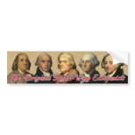 Original Right-Wing Extremists Bumper Sticker