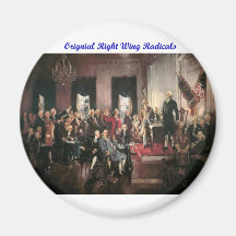 Original Right Wing Radicals Fridge Magnet
