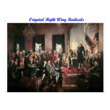 Original Right Wing Radicals Postcard