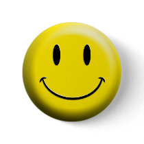 Original Smiley Face Guy! Pinback Button