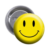 Original Smiley Face Guy! Pinback Button
