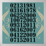 Original Special Dates Poster