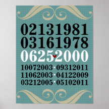 Original Special Dates Poster