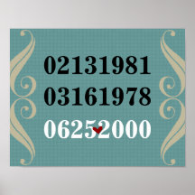 Original Special Dates Poster