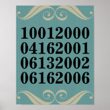 Original Special Dates Poster