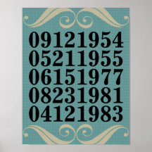 Original Special Dates Poster