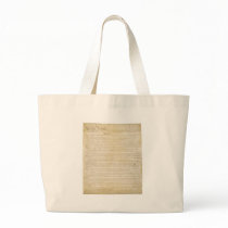 Original United States Constitution Page 1 Canvas Bags