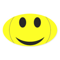 Original Yellow Oval Smiley Face