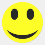 Original Yellow Smiley Face Stickers