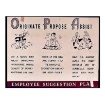 Originate Propose Assist Postcards
