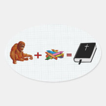 Origines de la bible sticker ovale