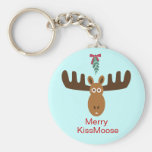 Orignaux Head_Merry KissMoose Porte-clef